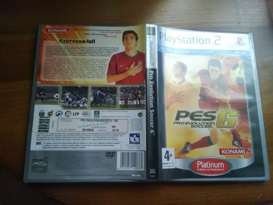 Pro Evolution Soccer 6 - PES - Playstation 2
