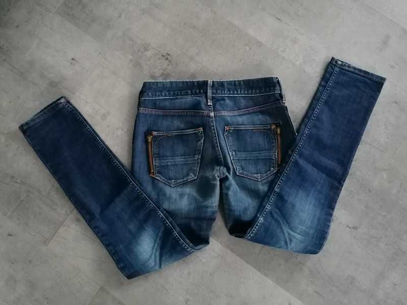Spodnie dżinsy, jeansy damskie H&M 164 cm (S)