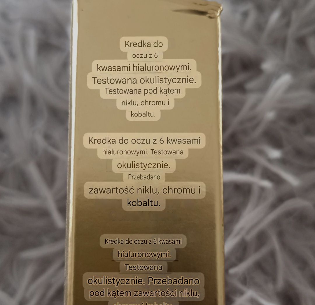 Kredka do oczu z 6 kwasami hialuronowymi Labo filler