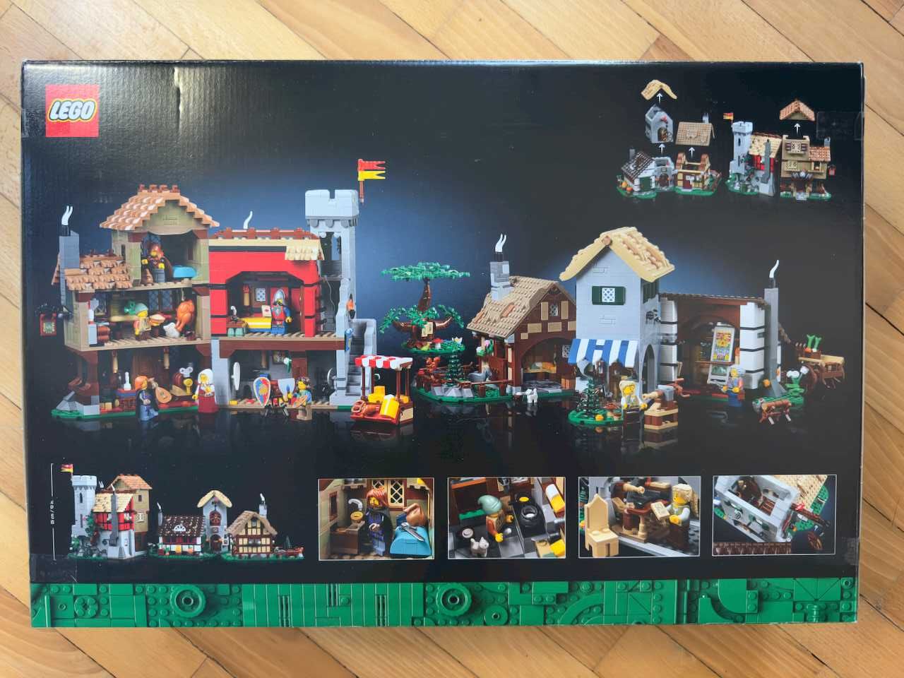 LEGO 10332 Średniowieczny plac miejski, nowe