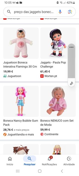 Boneca jaggets coleccionáveis