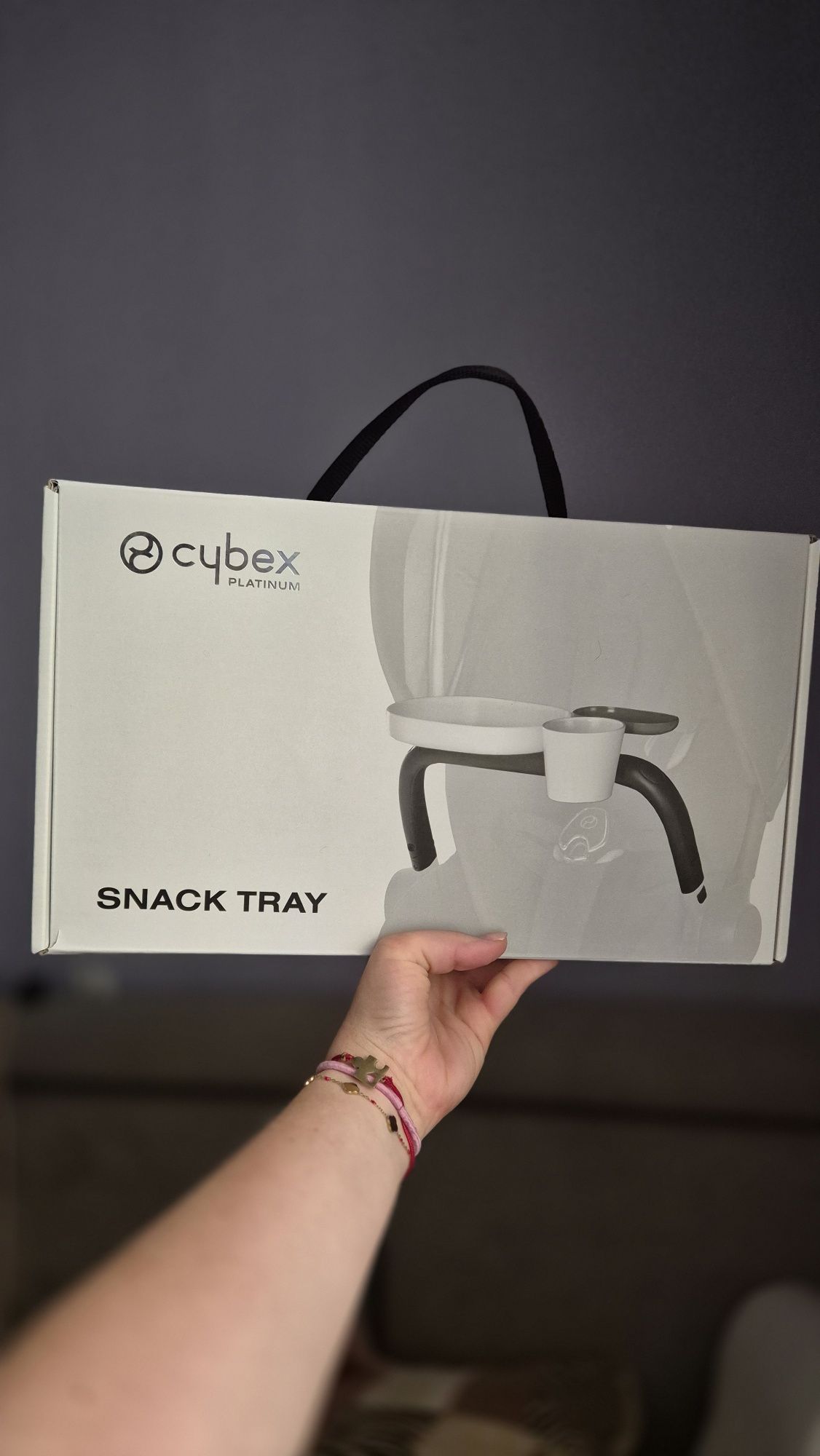Snack tray cybex tacka na przekąski pałąk mios priam 2.0 3.0 4.0