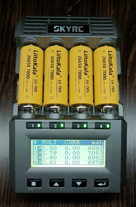 Акумулятор LiitoKala 26650 7000mAh Lii-70S великої ємності НОВІ Оригін