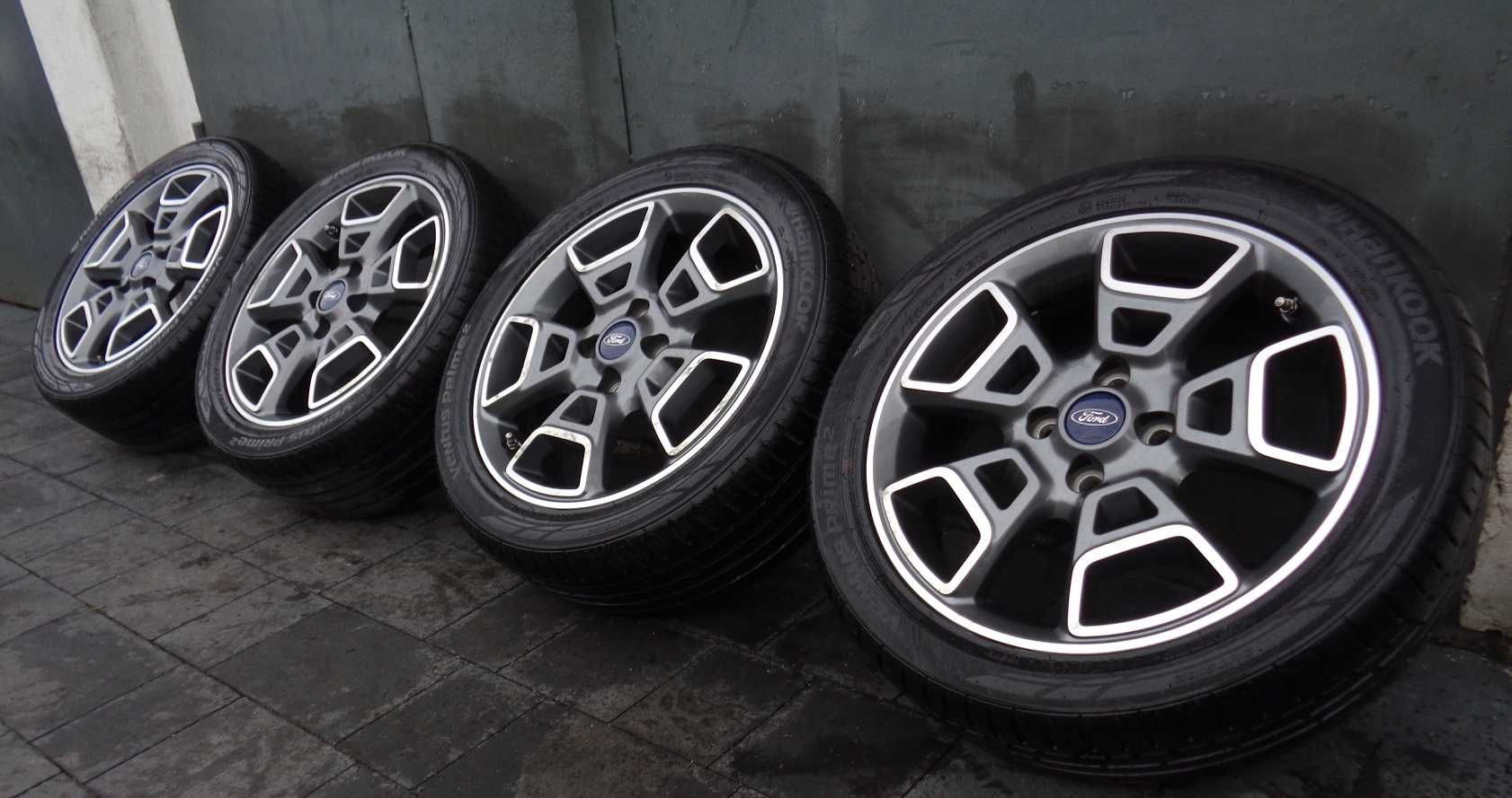 Oryginalne alufelgi 17 cali 4x108 FORD Ecosport, Fusion + opony letnie