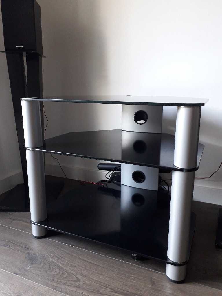 szafka, stolik audio Sonorous RX2130 Srebrny-czarny