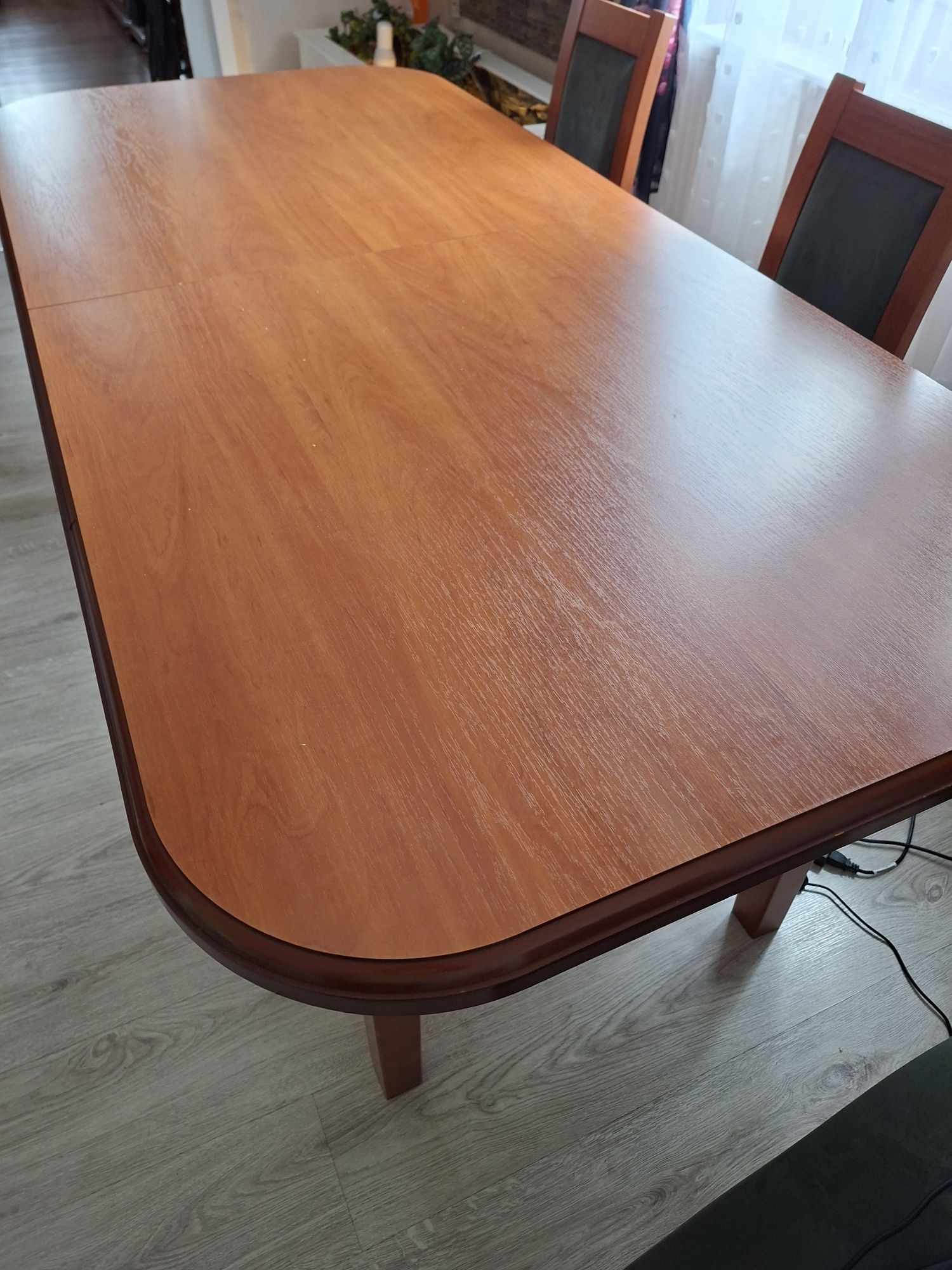 Stół do salonu duży wiśnia
