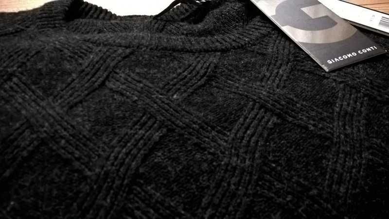 Nowy sweter Giacomo Conti, rozmiar M, kolor grafitowy