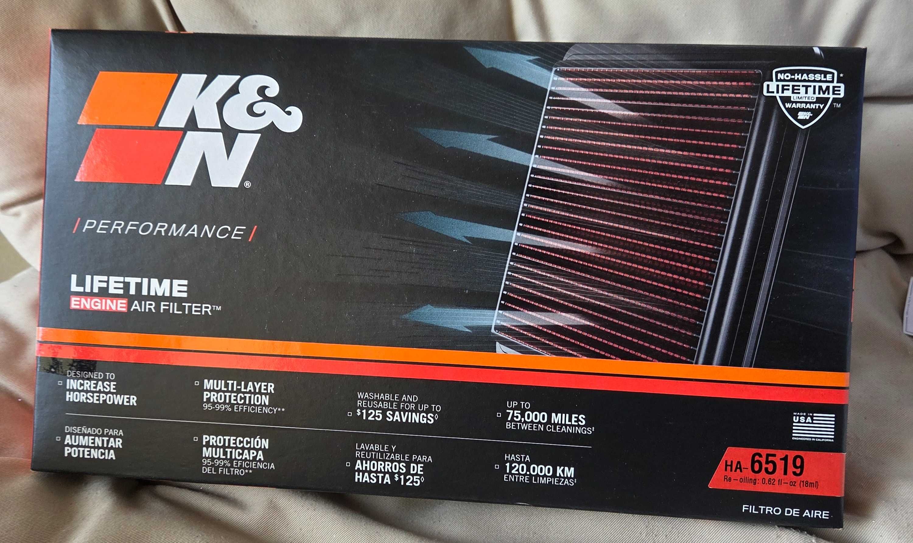 Filtro KN para honda CB650R (HA-6519)