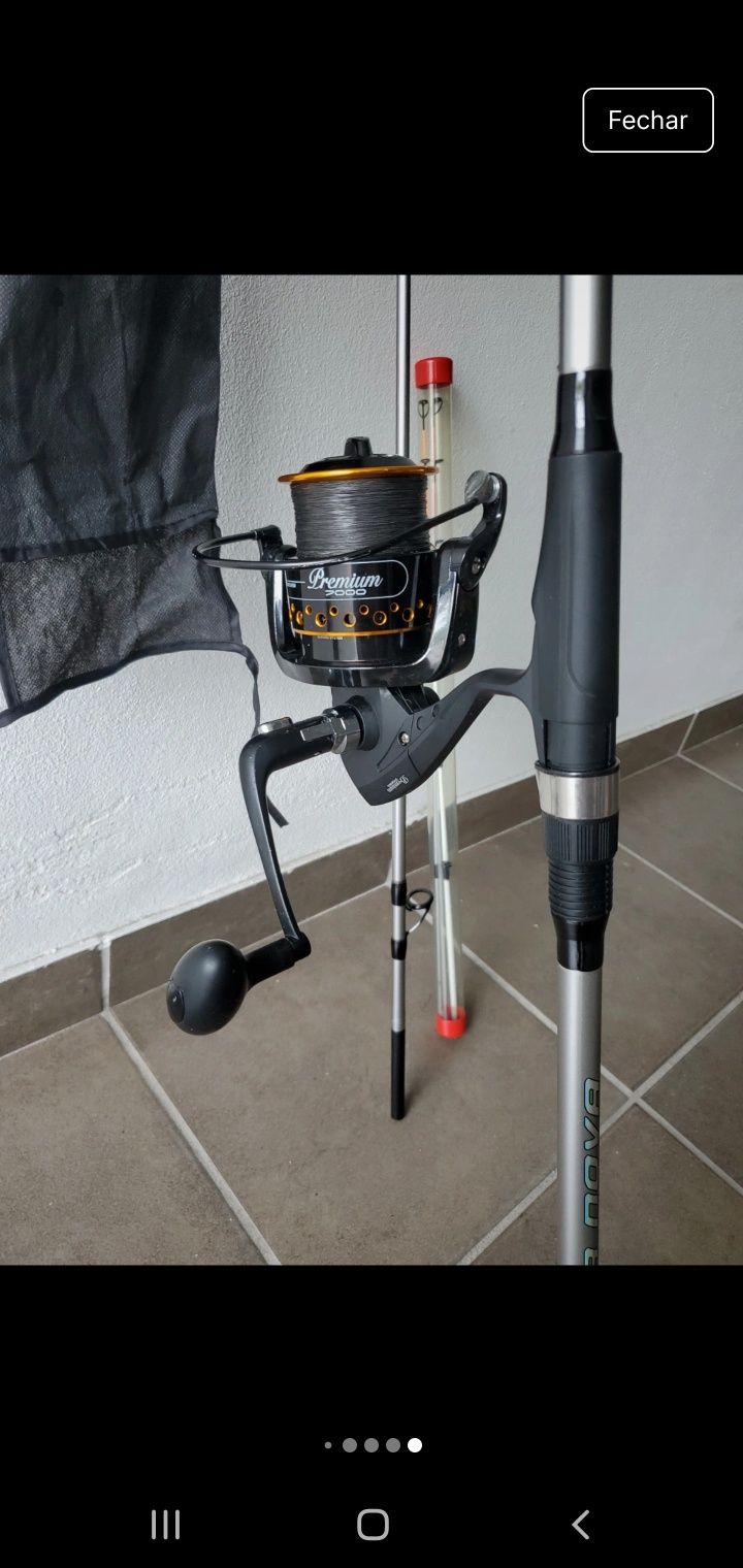 Cana e carreto pesca embarcada.