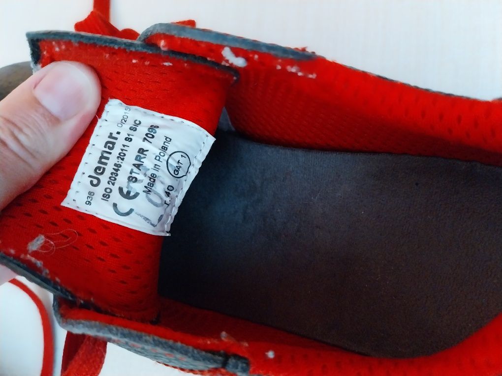 Buty bezpieczne ochronne DEMAR rozmiar 40