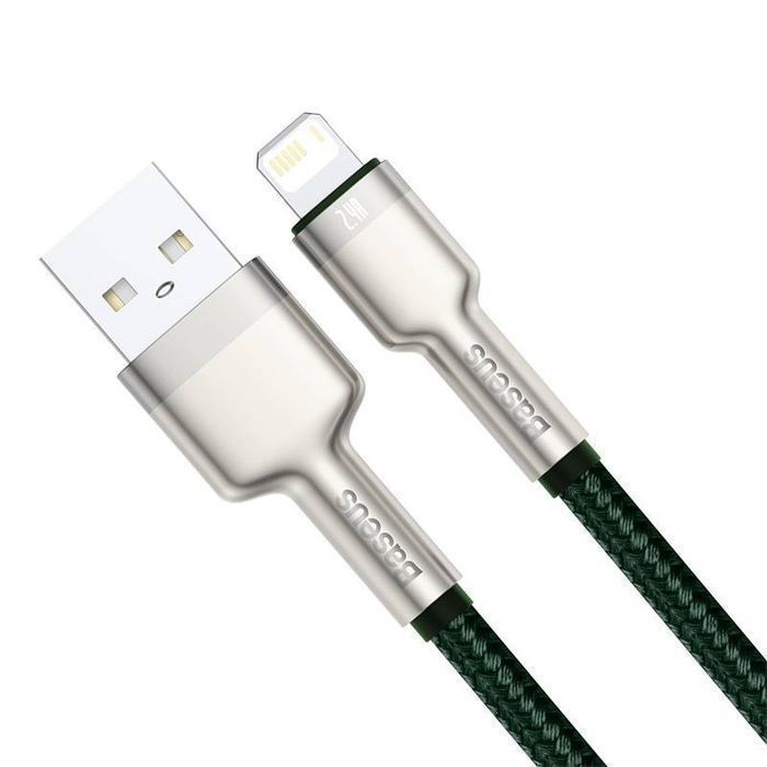 Kabel Usb Do Lightning Baseus Cafule, 2.4A, 1M (Zielony)