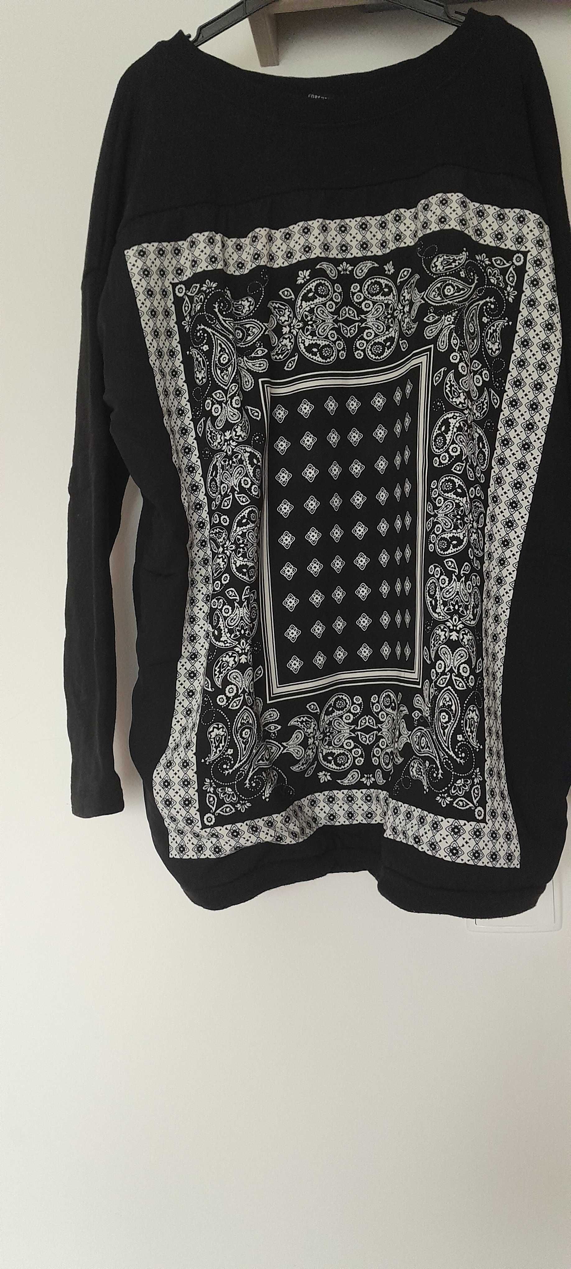 Bluza forever 21 oversize wzór 36