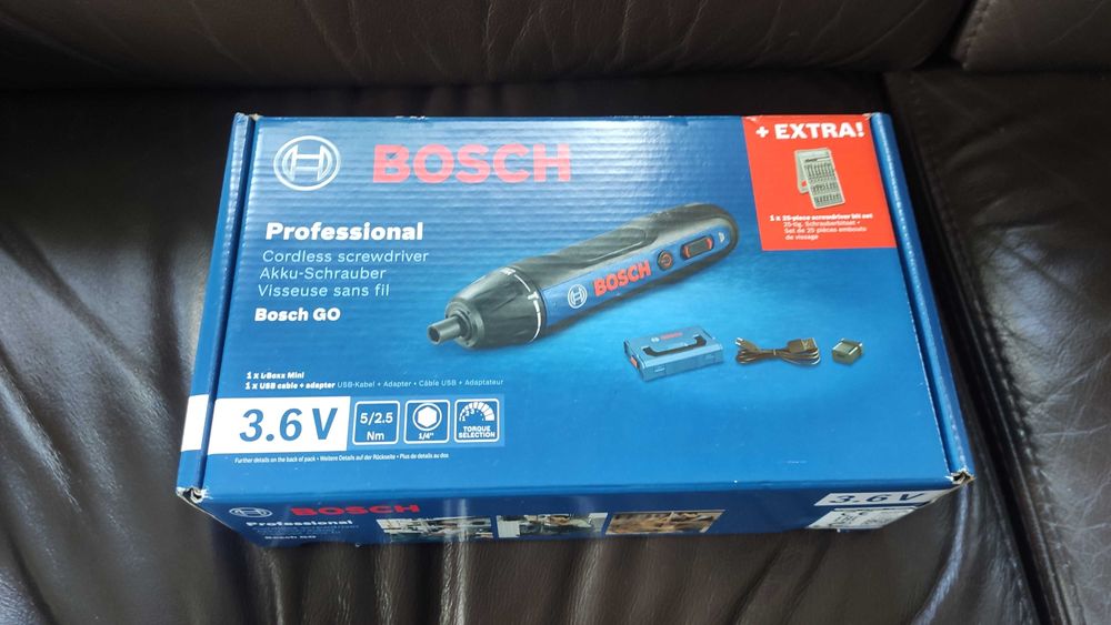 Nowa Wkrętarka akumulatorowa Bosch GO Professional