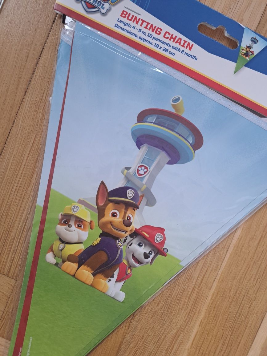 Zestaw dekoracji na urodziny Psi patrol