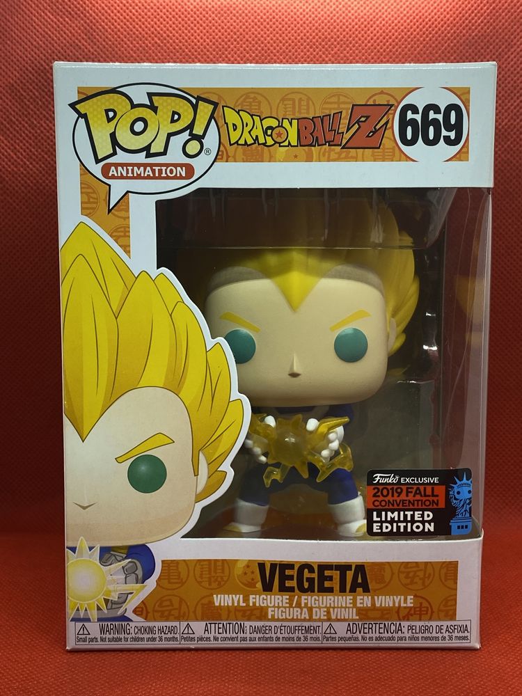 669 Vegeta Dragon Ball Z 2019 Limited Edition Funko Pop