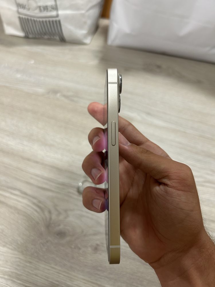 Apple iPhone 13 128GB 95% branco+ capa silicone
