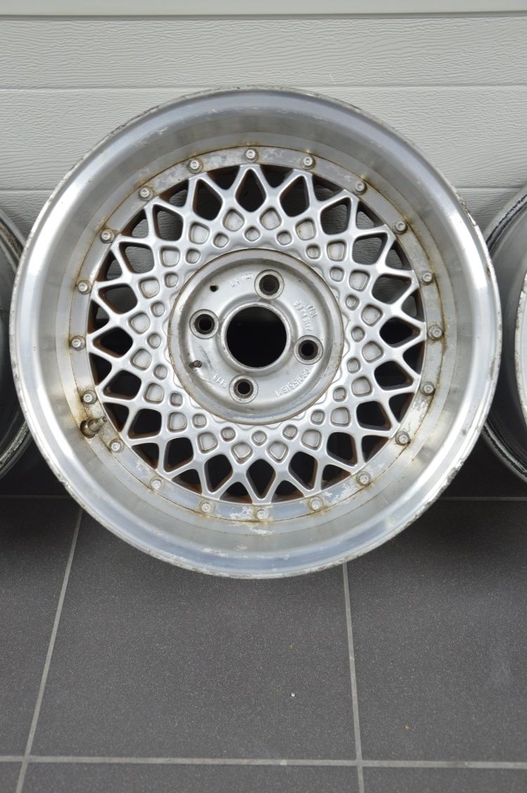 Rial cobra rs mesh 15 4x100 7j et23 8j et18 BMW E30 Golf MK1 kadett