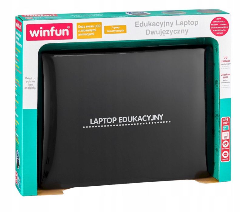 Laptop Komputer Edukacyjny Dużo Funkcji Dwujęzyczny Polsko Angielski