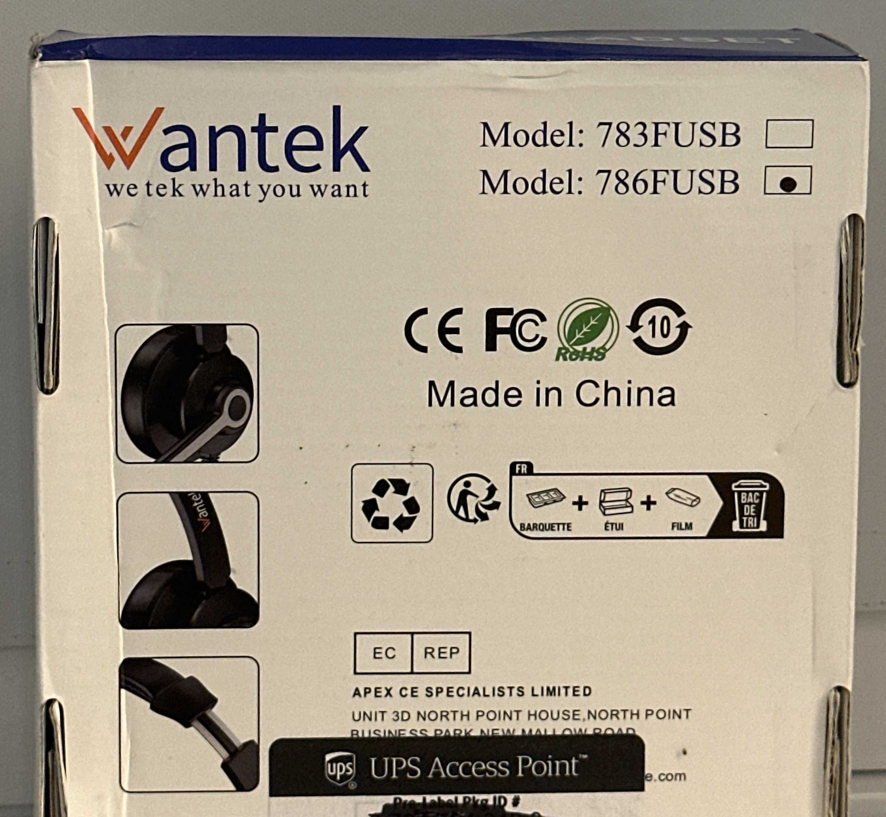 VENDO Headset Profissional Wantek 786FUSB c/ Microfone (NOVO na Caixa)