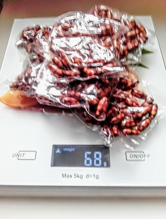 Missangas de vidro .