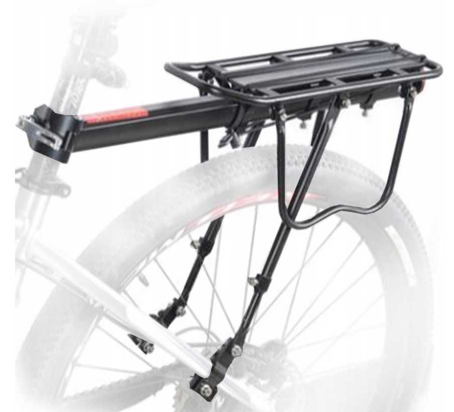 Aluminiowy bagażnik rowerowy + torba sakwy – zestaw uniwersalny