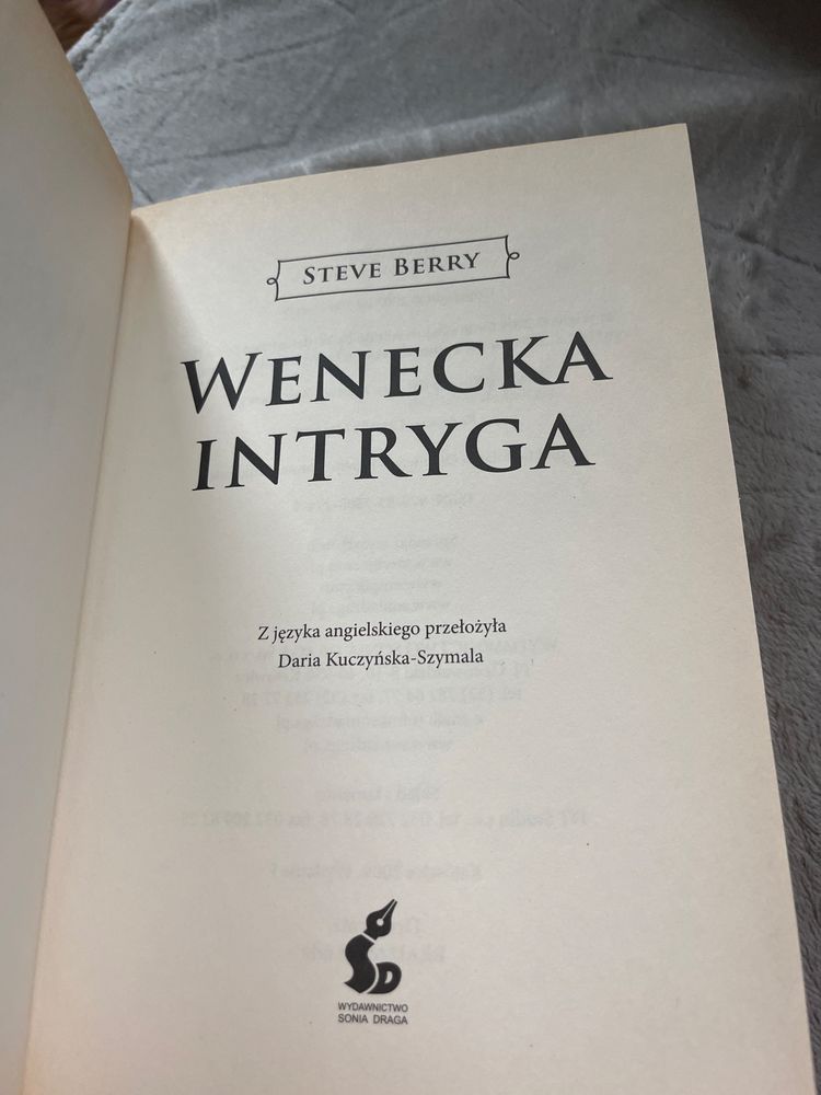 Wenecka intryga Steve Berry