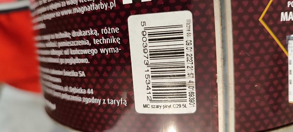 Farba ceramiczna do wnętrz Magnat ceramic plamoodporna