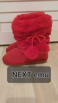 buty Next emu kozaki z futerkiem UK 10 botki ocieplane 27 - 28