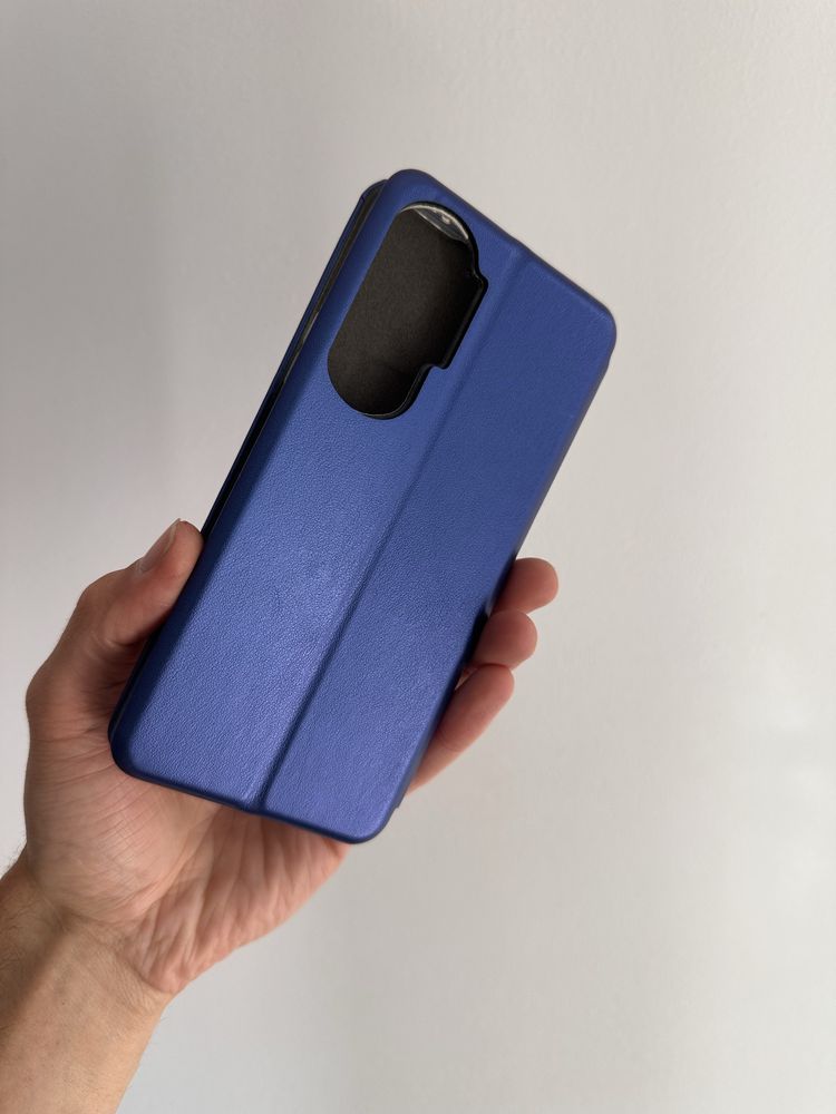 Etui Zamykane niebieskie do HONOR 90 LITE