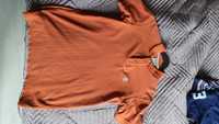 Koszulka polo Timberland pomarańczowa, oryginalna, dobry stan