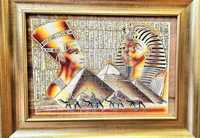 Obraz z Egiptu na papirusie