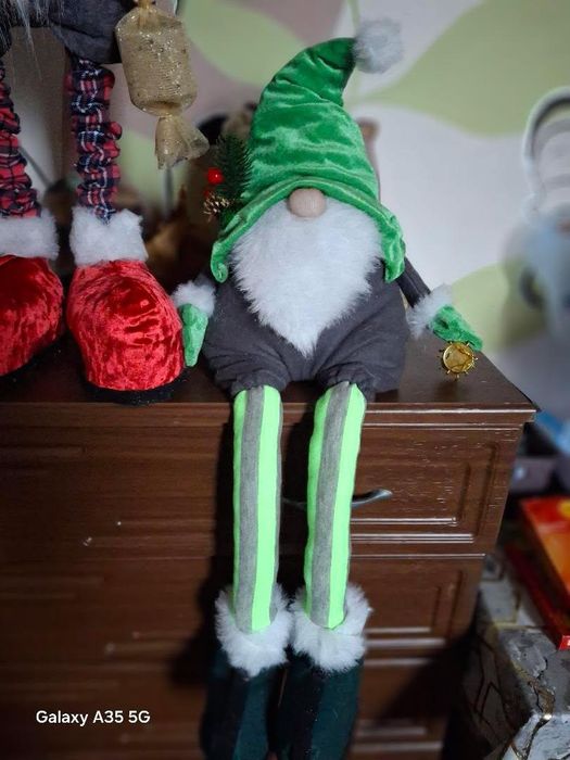 Гном новорічний. 70 см. Ручна робота
