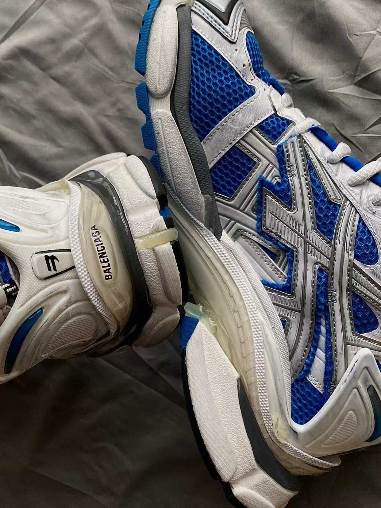 Balenciaga Runner Tênis Casual Envelhecido com Numeração Personalizada