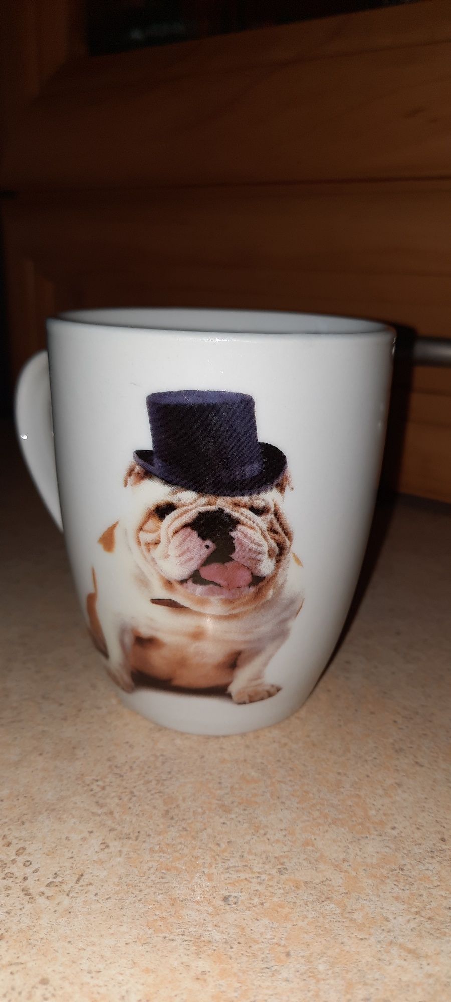 Kubek porcelanowy buldog