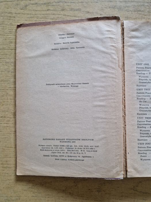 Książka podręcznik do nauki języka angielskiego