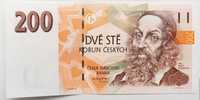 Banknot 200 koron - Czechy 1998 UNC