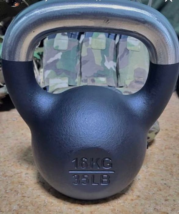 Гиря 16 кг чугунная, чавунна гиря 16кг, гиря 16кг, гиря кросфіт