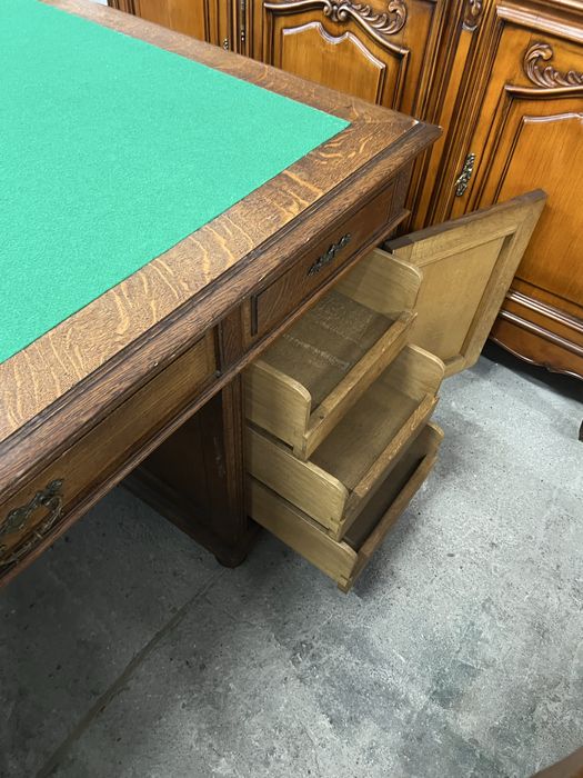 Stare drewniane biurko gabinetowe/dwustronne/Raty