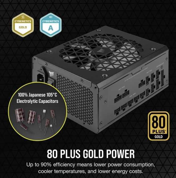 Fonte Alimentação CORSAIR RM1000x SHIFT Full Modular