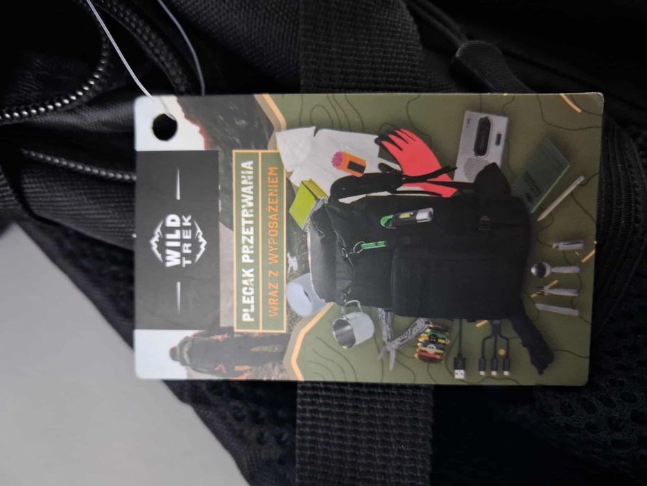 Plecak przetrwania z wyposażeniem