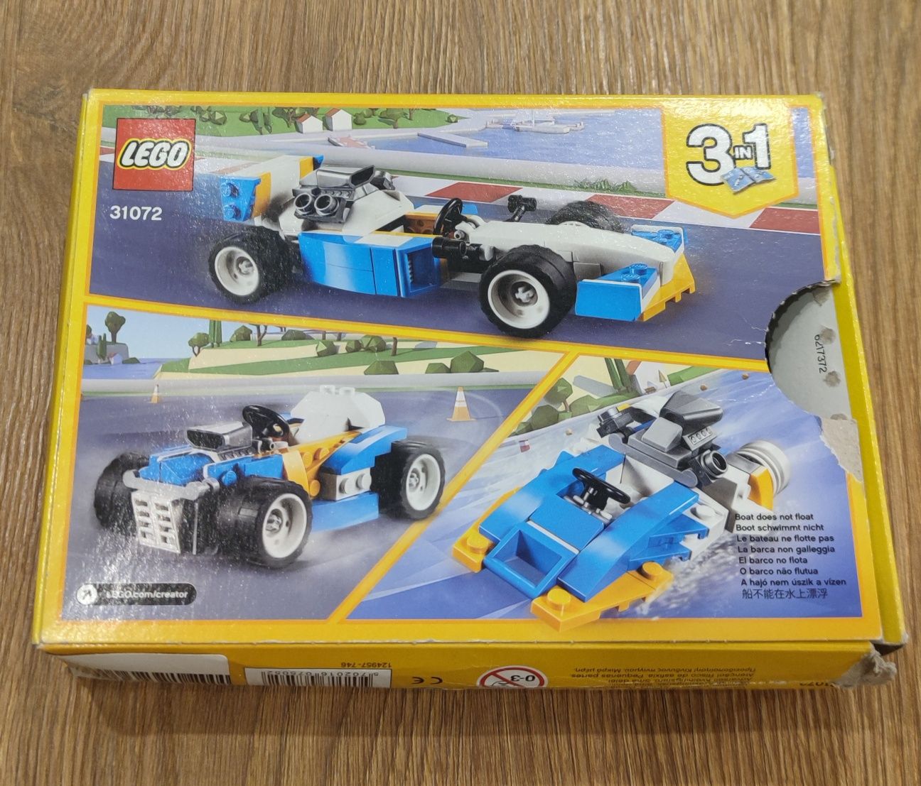 LEGO Creator 31072 Potężne silniki kompletny pudełko instrukcja