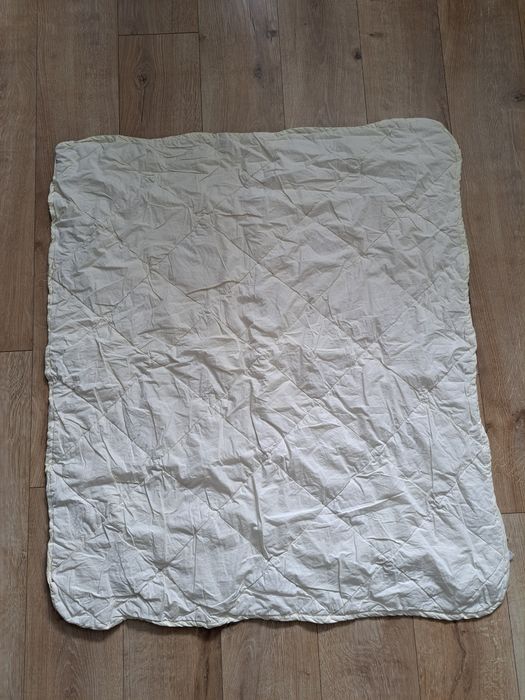 Zestaw dziecięcy-poduszka ikea len, wełniana kołdra,poszewka na koldre