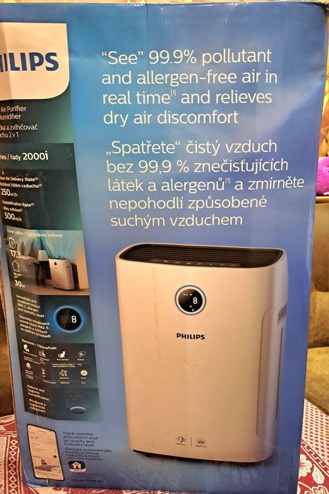 Воздухоочиститель и увлажнитель Philips 2000i Series Ac 2729/10,белый