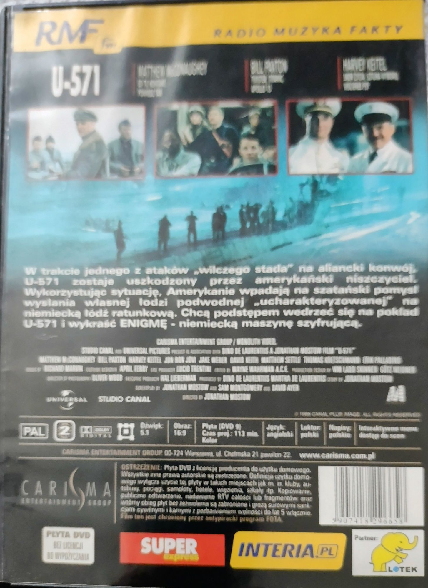 4 Filmy DVD wojenne