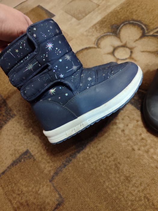 Зимові сапожки, дутіки для дівчинки Сінсей 29 розмір, устілка 18.5