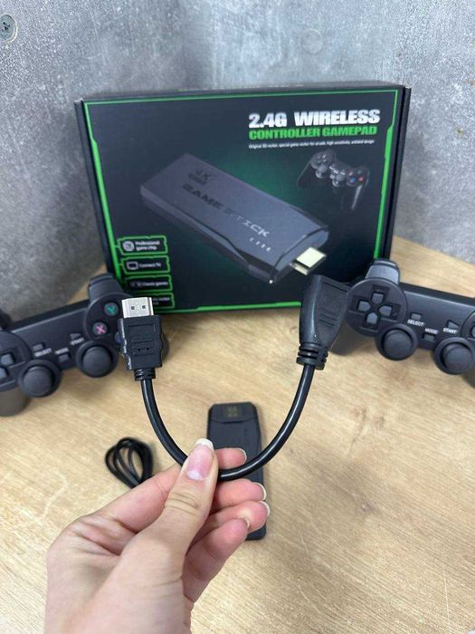 Портативна ігрова КОНСОЛЬ + 2 ДЖОЙСТИКА. Приставка на 10000 ігор!