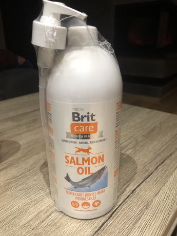 Olej z łososia Brit care Nowy
