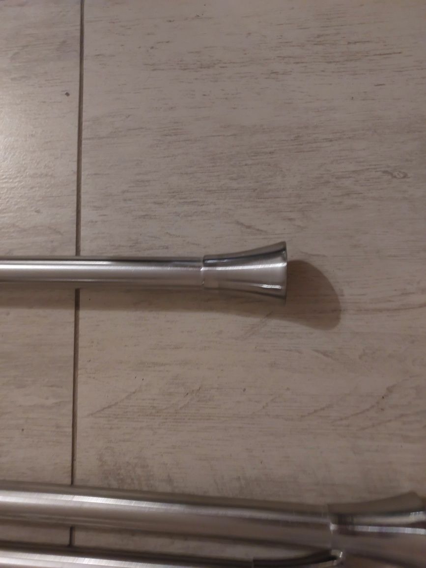Karnisze 6 sztuk srebrne całość