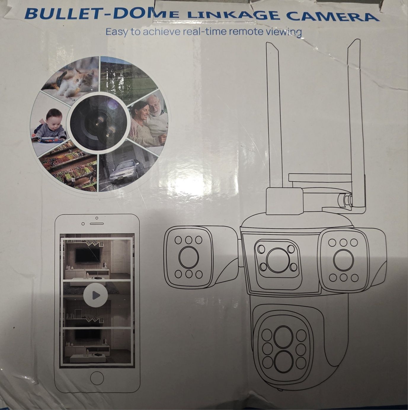 Câmara de segurança 4K 12MP