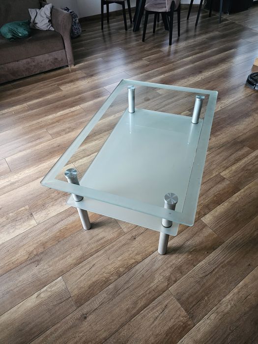 Stół szklany prostokątny